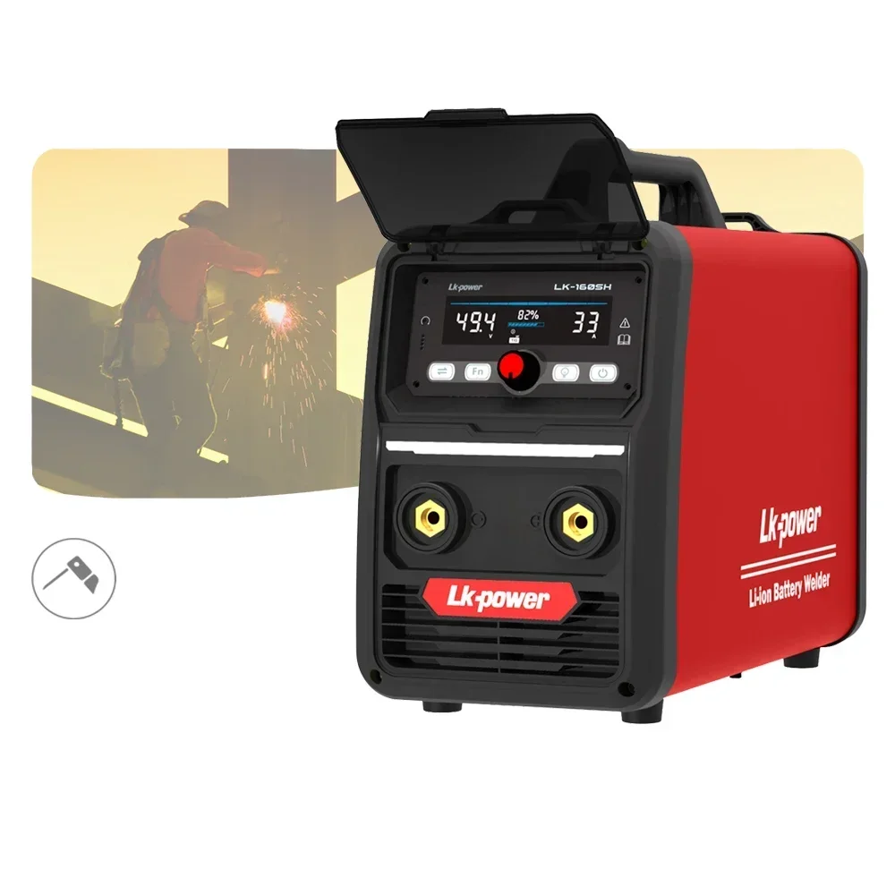 

Power 160A DC Cordless Welder Powered By Built In Lithium Battery Portable Welding Machine For Household
