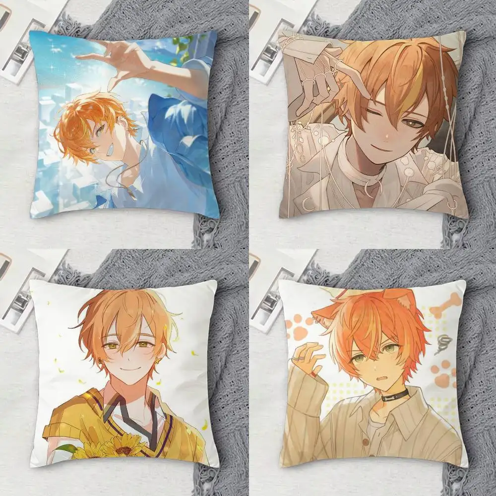 

Shinonome akito Double-sided Printed Square Decorative Cushion Cover for Sofa Living Room Home Decor