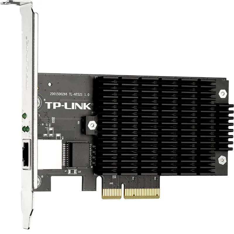 Imagem -02 - Tp-link Ethernet Placas de Rede Computador pc Adaptador Lan Card Pcie Rj45 Tl-nt521 10000mbps 2.5g 10g 10ge 2500mbps