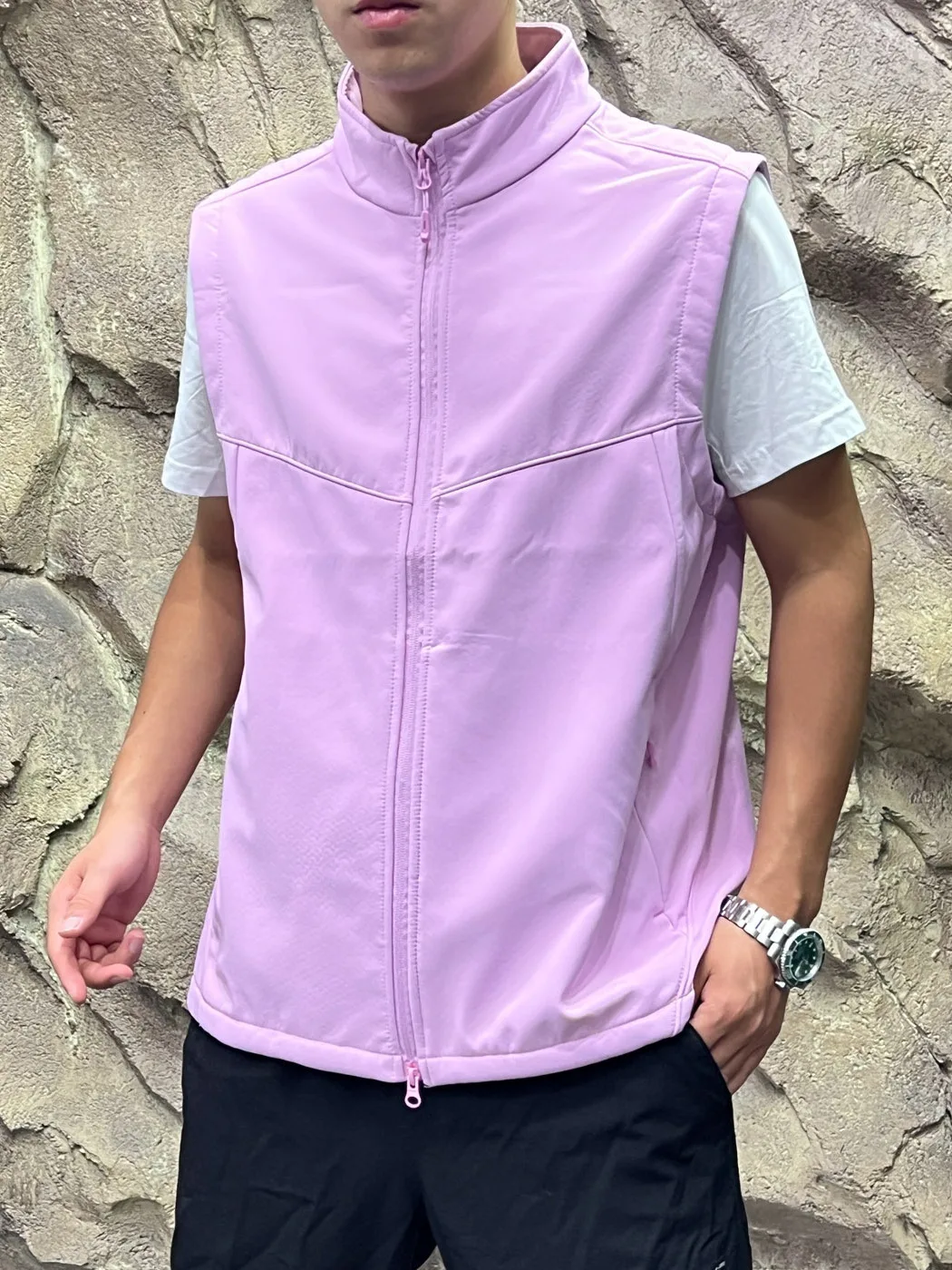 Outdoor Sports Vest Men's 3D Cutting Warm Fleece Soft  Vest Lightweight Polyester Fiber Casual Style Autumn Winter