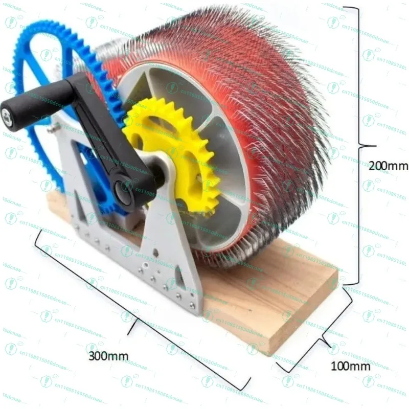 Color mixer Manual fast hair ball carding machine DIY spinning thread mixing tool Household hand comb machine