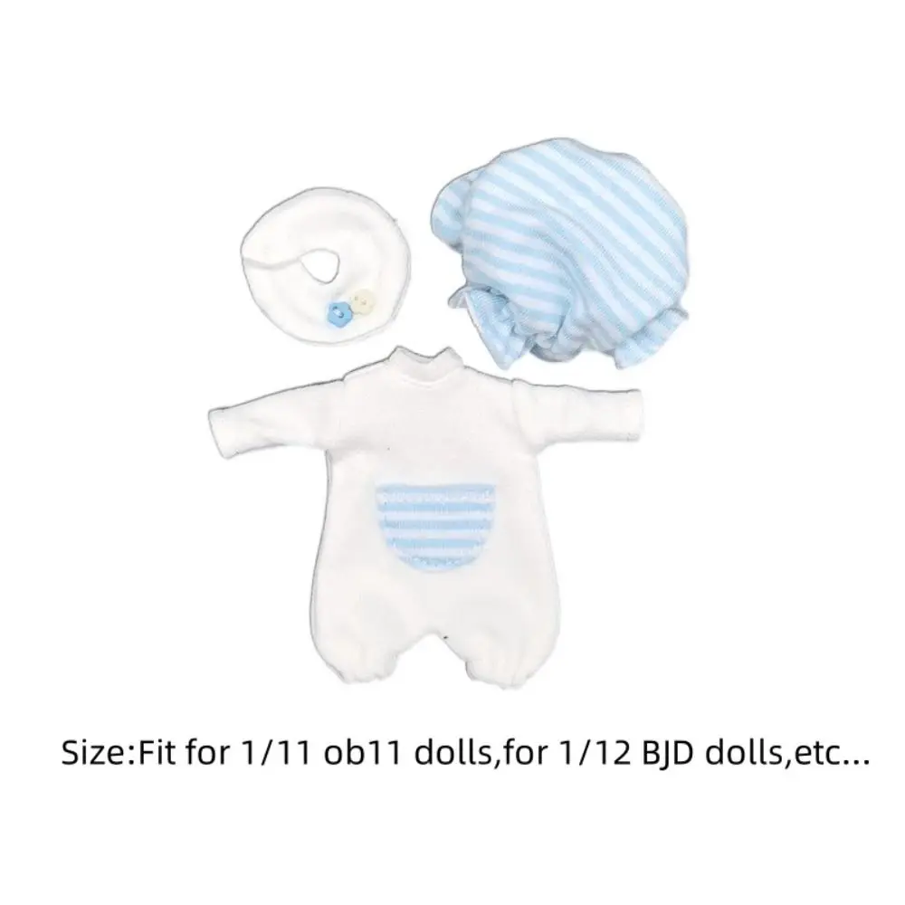 Girls Gift Onesie OB11 Doll Clothes Handmade Play House Doll Crawl Suit Cloth Kawaii Obitsu 11 Clothes DIY Toy