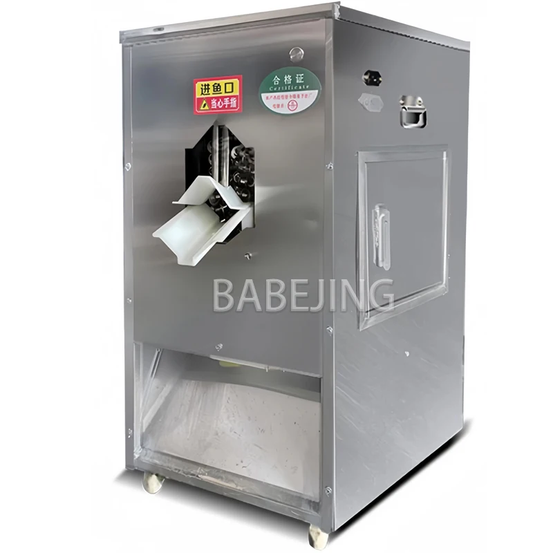 

High Quality Fully Automatic Fish Back Opening Machine, Commercial Fish Scale Removal Machine
