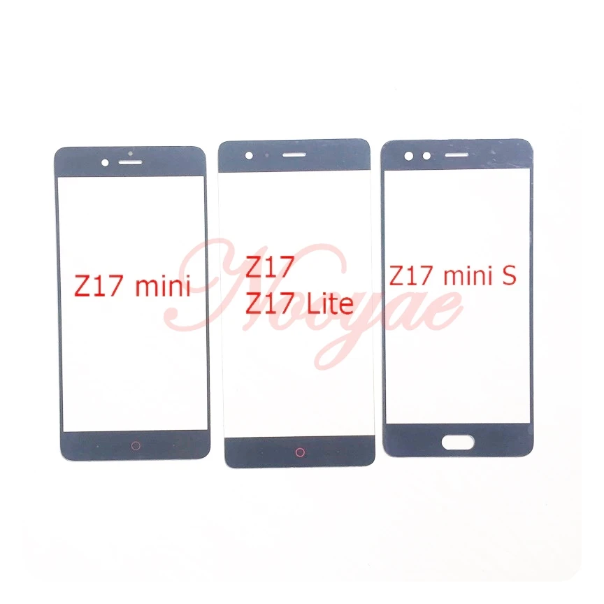 Black/White Front Touch LCD Panel Lens For ZTE Nubia Z17 lite nx591J / Nubia Z17 NX563J Digitizer Outer Glass Sensor Screen Lens