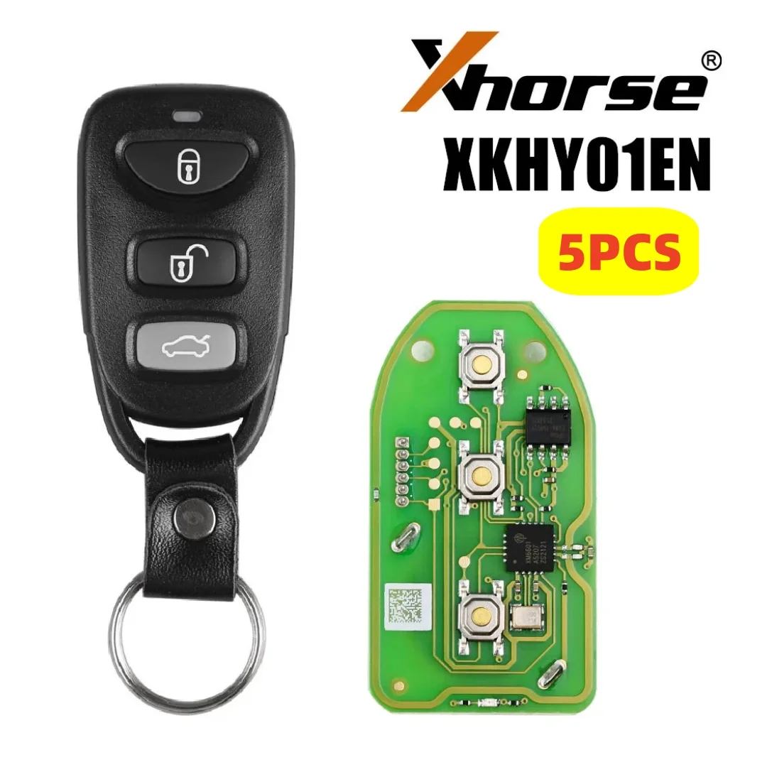 

Универсальный пульт дистанционного управления с проводом Xhorse XKHY01EN, для Hyundai 3 + 1, английская версия, работает с инструментами VVDI VVDI2, 5 шт./партия