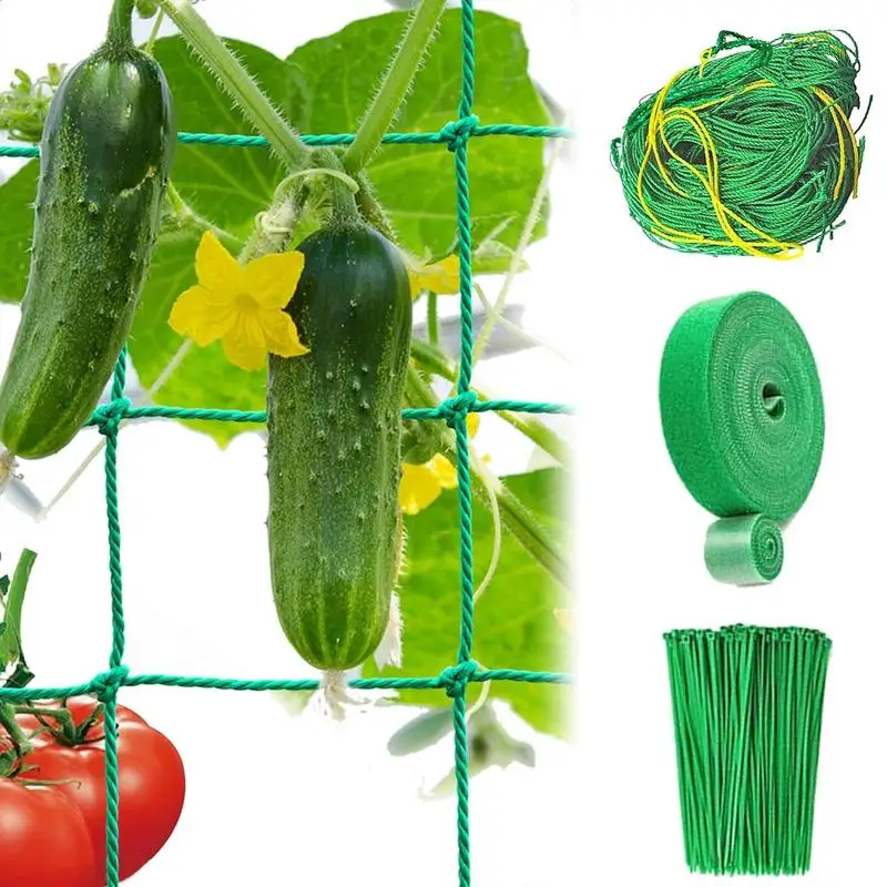 

Garden Trellis Netting for Climbing Net Plants Outdoor Heavy-Duty Polyester Fruit Net for Growing Vines Plants Vegetable