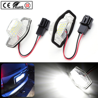 2x Error Free Led License Plate Light Lamp For Honda Crv Fit Jazz Crosstour Odyssey