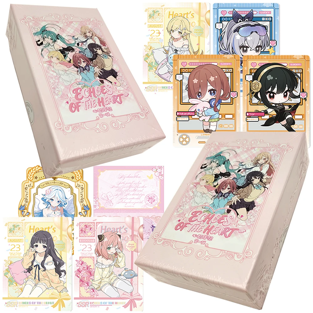 Echoes of The Heart Collection Card Anime Game Characters HD Unique Design Character Cards Toys Classic Anime Game Peripherals