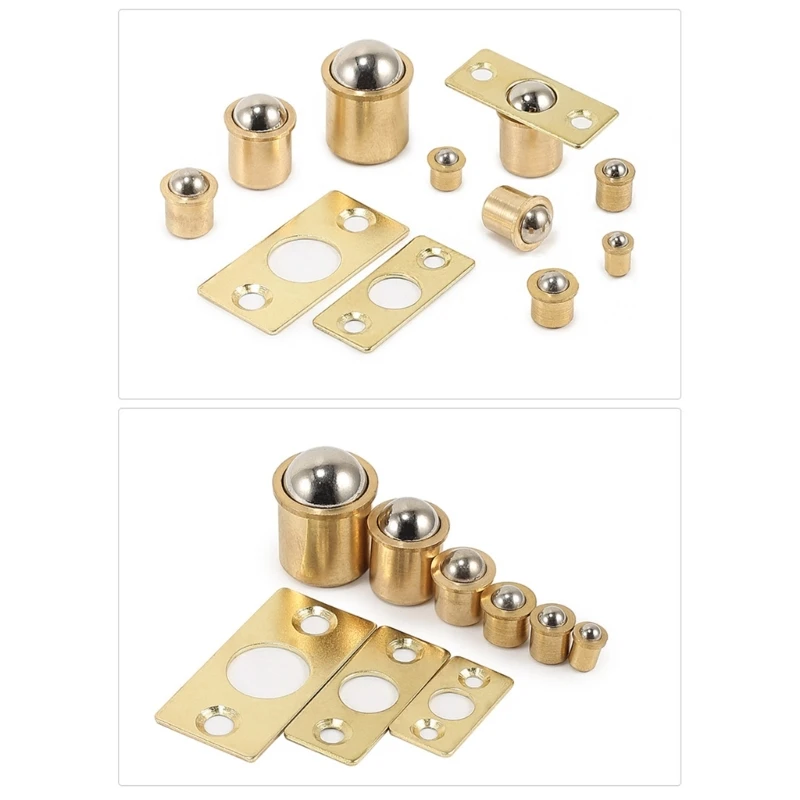 Closet Door Ball Catch Cabinet Drive-in Spring Ball Latches Ball Catch Hardware Rust Proof for Door Kitchen Dropsale