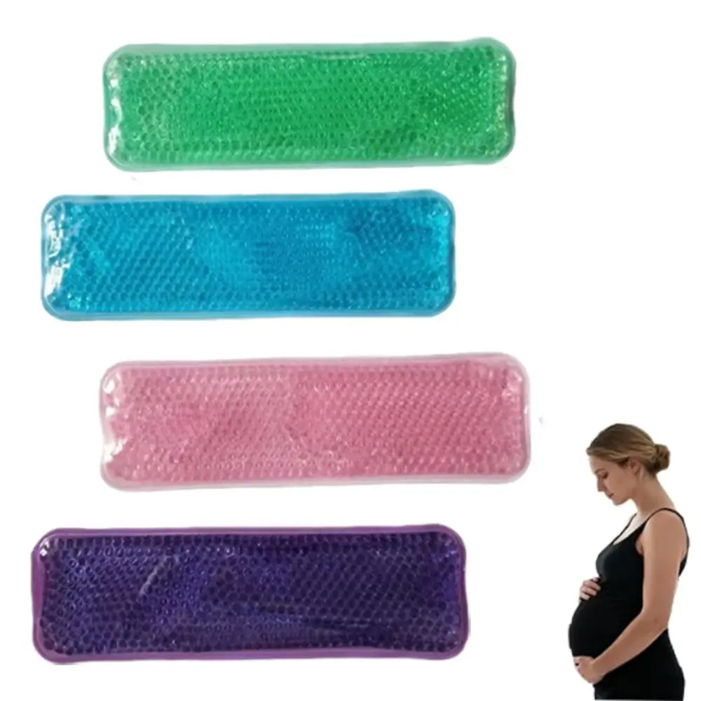 Reusable Perineal Cooling Pad Storage Bag Extra Durable Gel Cold Compress Heating Pad Microwavable Cooling Ice Hot Cold Packs