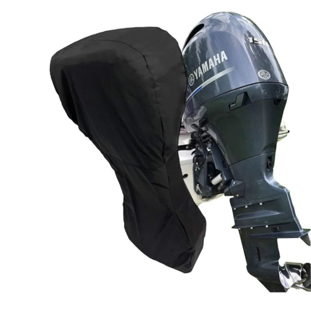 

Heavy-Duty Waterproof UV-Proof Trailerable Boat Engine Cover 600D Fade and Crack Resistant Full Outboard Motor Cover