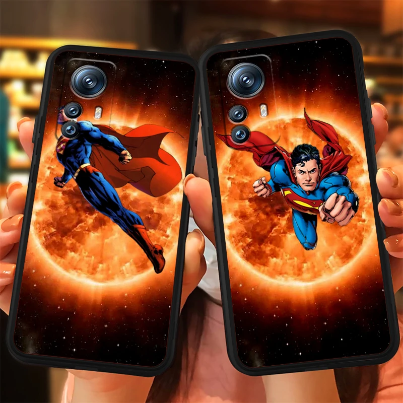 S-Supermans Art Popular Cool For Xiaomi Mi 14 13T 13 12T 12 11T 11i 11 10T 10 Pro Lite Ultra 5G Black Soft Phone Case