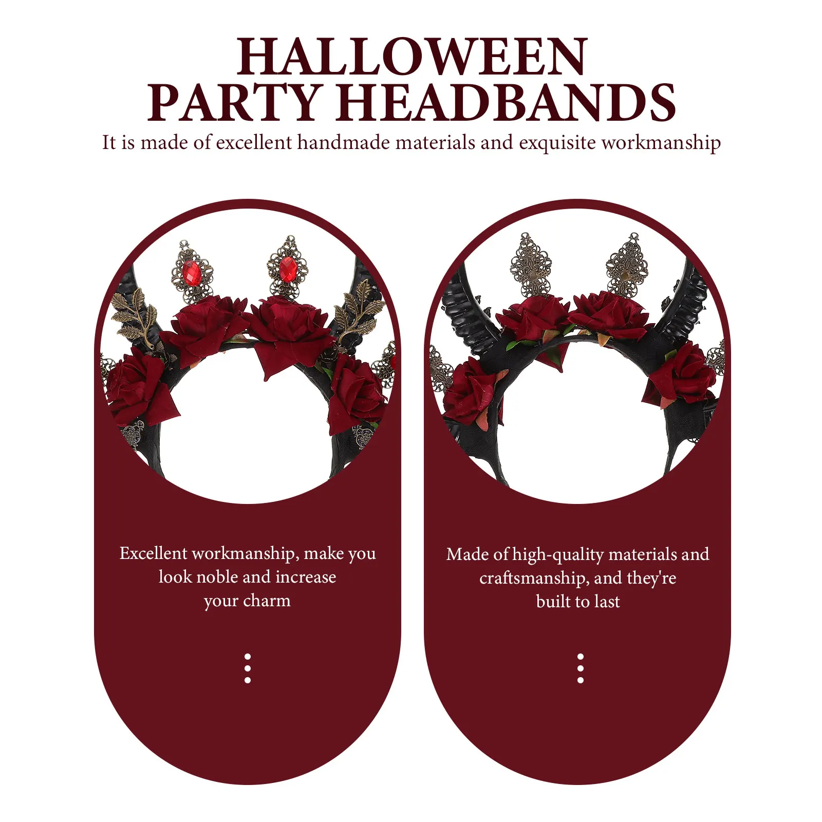 

Головной убор с рогом дьявола, повязка на голову на Хэллоуин, дизайн с бычьим рогом, обручи для волос, костюм, повязка на голову, вечерние аксессуары для волос, фестиваль