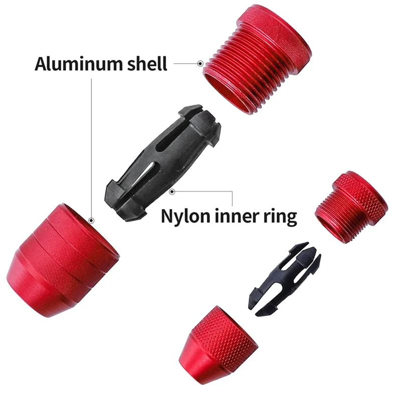 

A59Z-2X Drill Bit Stop Collar Set For Drill Bits,Drill Bit Depth Stop Applicable Range 3/64Inch-3-16Inch,15/64Inch-7/16Inch