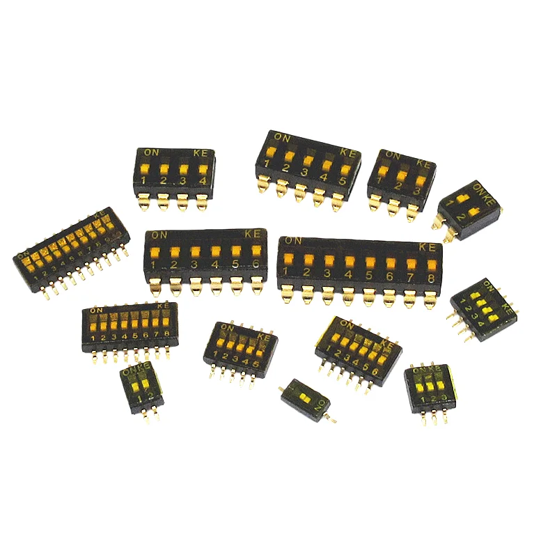 SMD geflochtener KE-Dip-Schalter 1,27MM 2,54MM 1P/2P/3P/4P/5P/6P/8P/10P Positionen – Detail 2