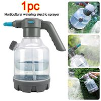 New 3L Electric Watering Can Rechargeable Non-Slip Handle Watering Kettle Adjustable Nozzle Gardening Sprayer Watering Kettle