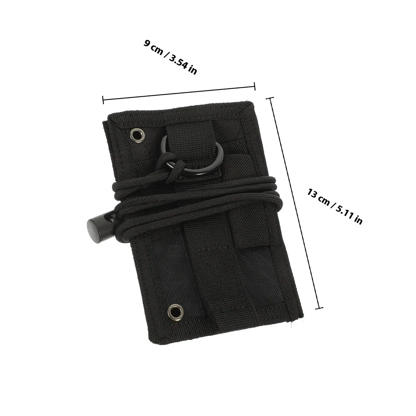 Portable Oxford Cloth Chest Badge Lanyard for ID Cards, Name Tags, Credit Cards & Tactical Badges