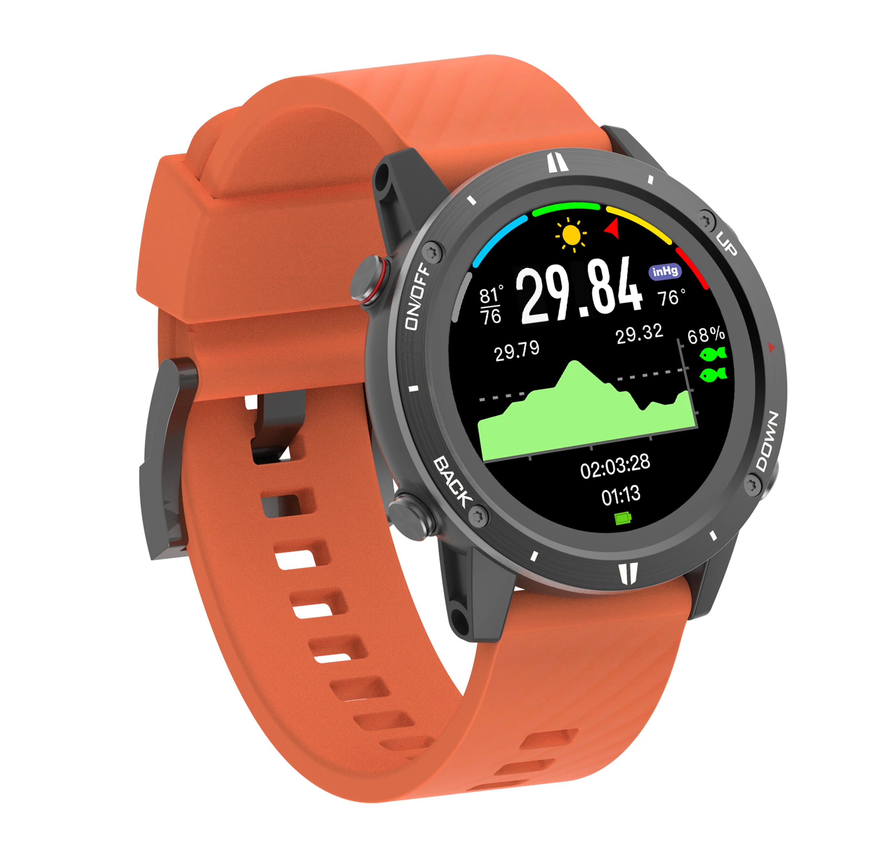 SUNROAD G5 2024 new sports watch relojes inteligentes devices sport 1.28 inch TFT fast charging smart watch for men outdoor use