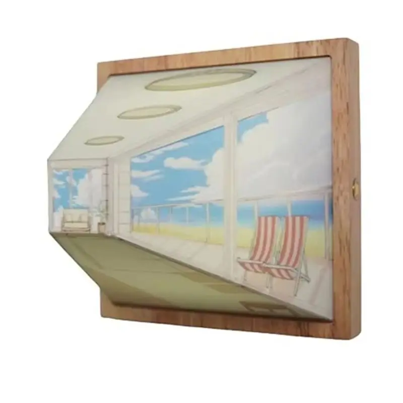 

Настенный светильник AF95-3D с эффектом стереоскопического 3D-изображения, меняющий цвет, для декоративного освещения прикроватной зоны, DIY