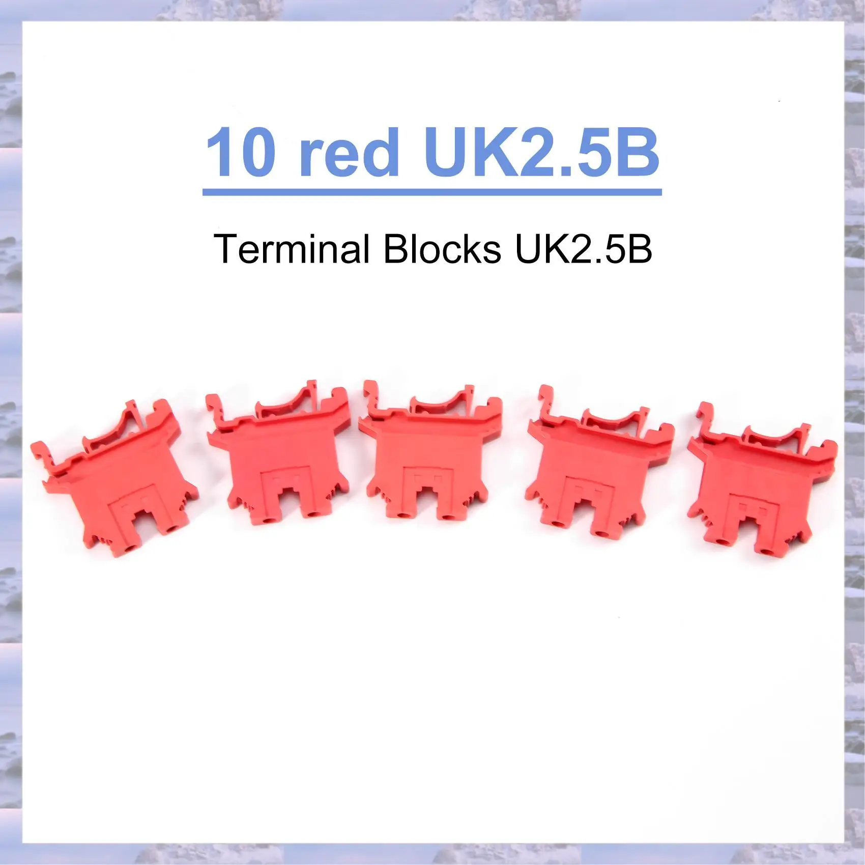 

2025-DIN Rail Terminal Blocks Kit Terminal+Ground Blocks+Aluminum Rail+End Brackets+End Covers+Jumpers Kits