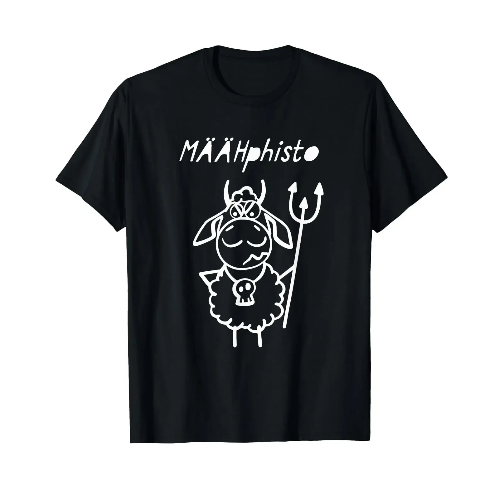 Mephisto Faust Sheep T Shirt for Goethe and Fans vintage Washed Stretched Versatile designer clothes graphic