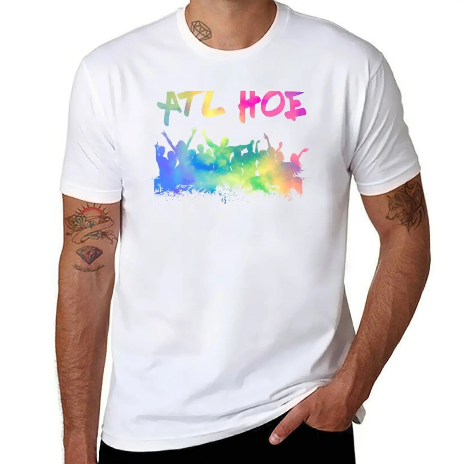 

Atlanta ATL HOE T-Shirt t shirts for man pack white t shirt men 100% cotton luxury brand T-Shirt