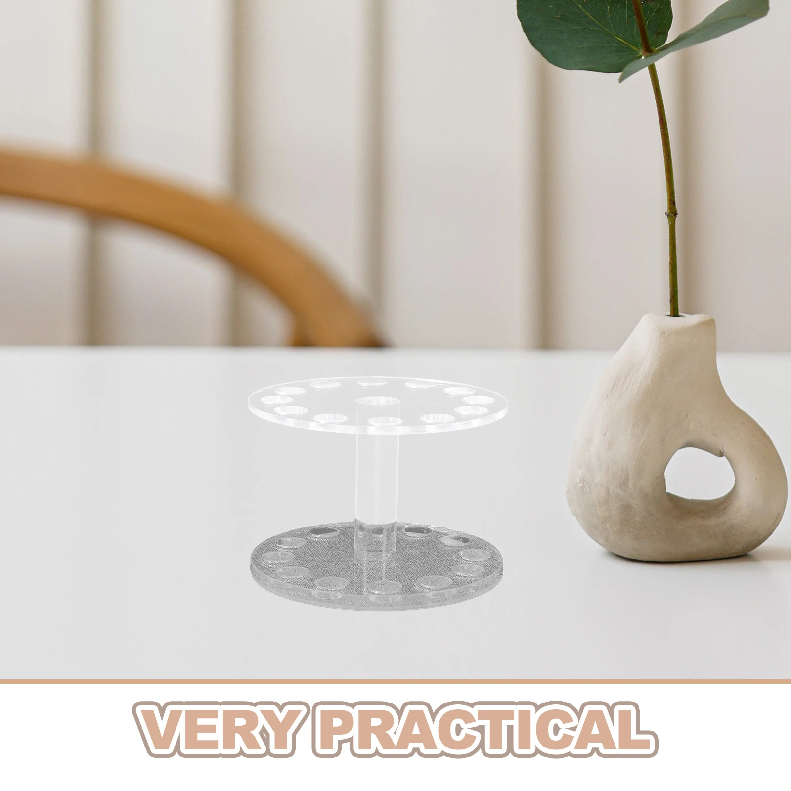 1 szt. Kryształowy Stojak na Pędzle do Paznokci w Kształcie Serca, Przenośny Organizer na Pędzle do Żelu UV, Lakieru, Narzędzie do Podtrzymywania Pędzli, Stojak na Pędzle do Paznokci