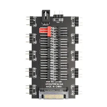 3/4pinový ARGB RGBW kabel ASUS AURA SYNC RGB 5/8/9Hub rozbočovač SATA prodlužovací kabel adaptér LED pásky světlo PC RGB ventilátor chladič 10 nejlepší prodej Asus Aura Sync Hub - №5