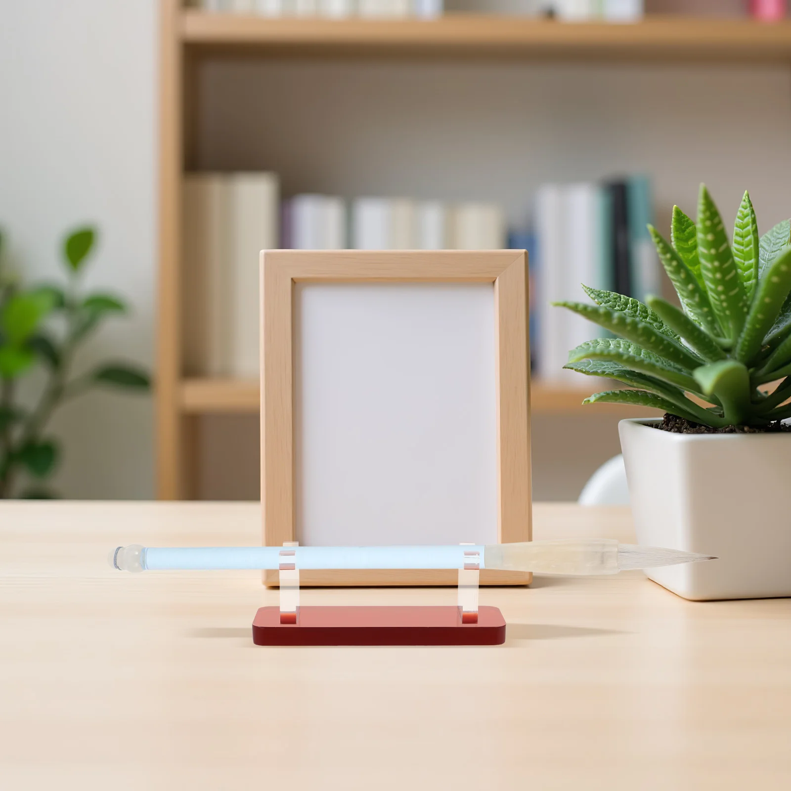 Acrylic Pen Display Stand Multifunctional Pen Organizer for Desk Office Home Pencil Storage Rack Marker Storage Rack
