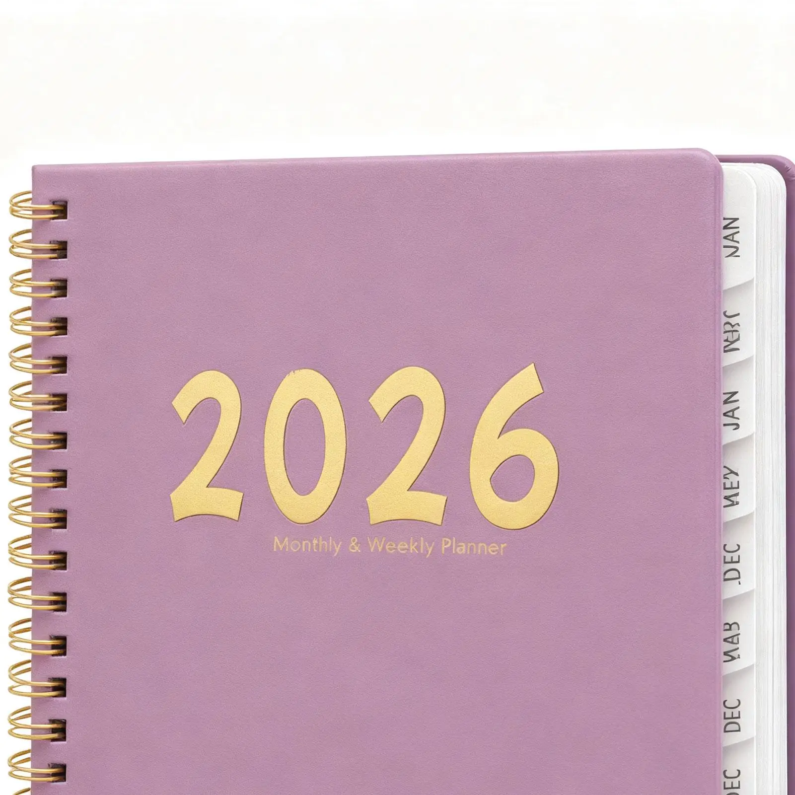 2026 pianificatori Programma rilegato a spirale da 12 mesi 2026 Agenda mensile settimanale per la scuola Studente accademico Donne Insegnante Famiglia Casa