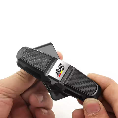 MUGEN Car Glasses Case Auto Sun Visor Glasses Holder Sunglasses Clip Card Ticket Holder Pen Case Clip Box Universal