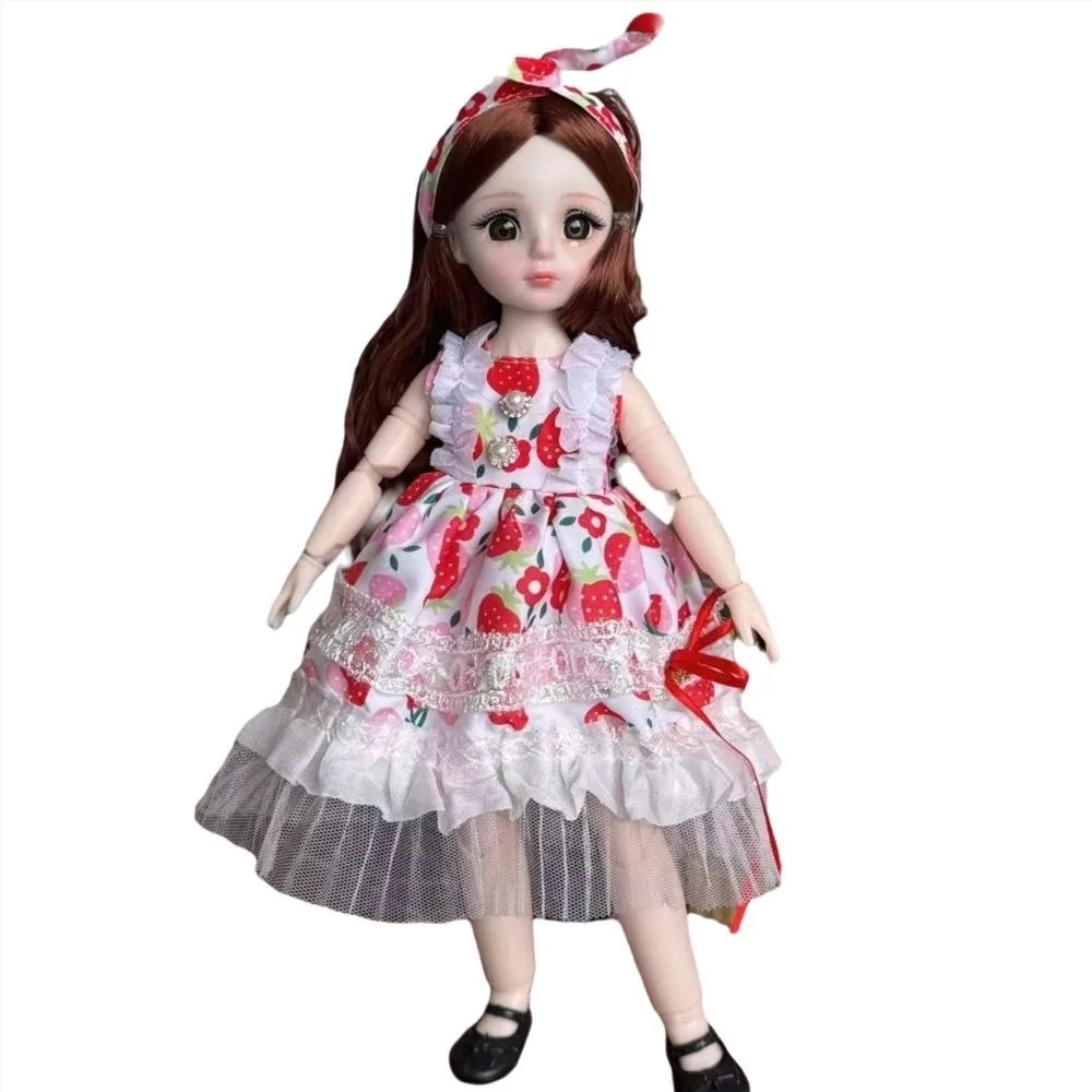 

30cm Size BJD Clothes 1/6 Scale Pretty Sweater Coat Doll Dress Lolita Skirt Fall and Winter Style Doll Clothes