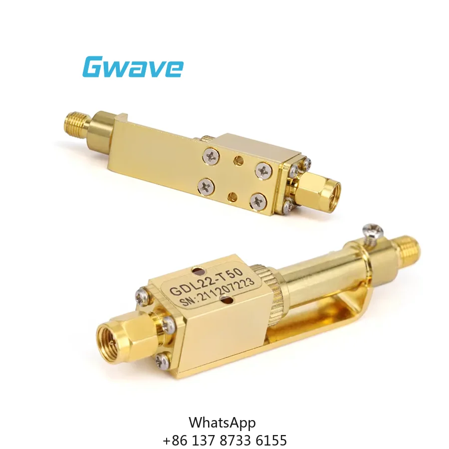 High Frequency SMA Male To SMA Female Coaxial Connectors (RF) 360 Degrees Adjustable Phase Trimmer DC-18GHz Range