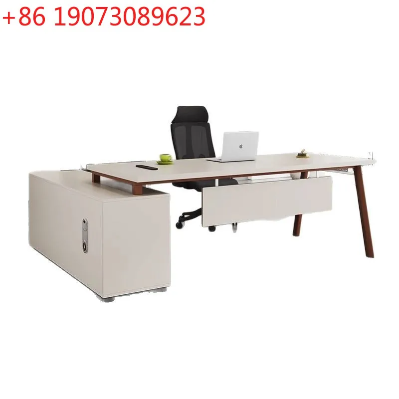 

Simple Modern President's Desk Single Office Furniture Large Class Desk Manager's Desk