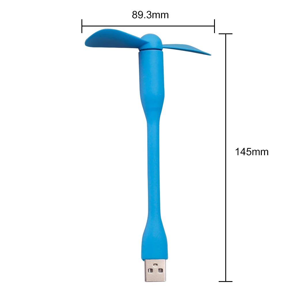 พัดลม Mini USB แบบพกพาแบบยืดหยุ่นสําหรับ Power Bank โน้ตบุ๊คคอมพิวเตอร์เดสก์ท็อป Gadgets ฤดูร้อน Summer Travel Cooling Cooler