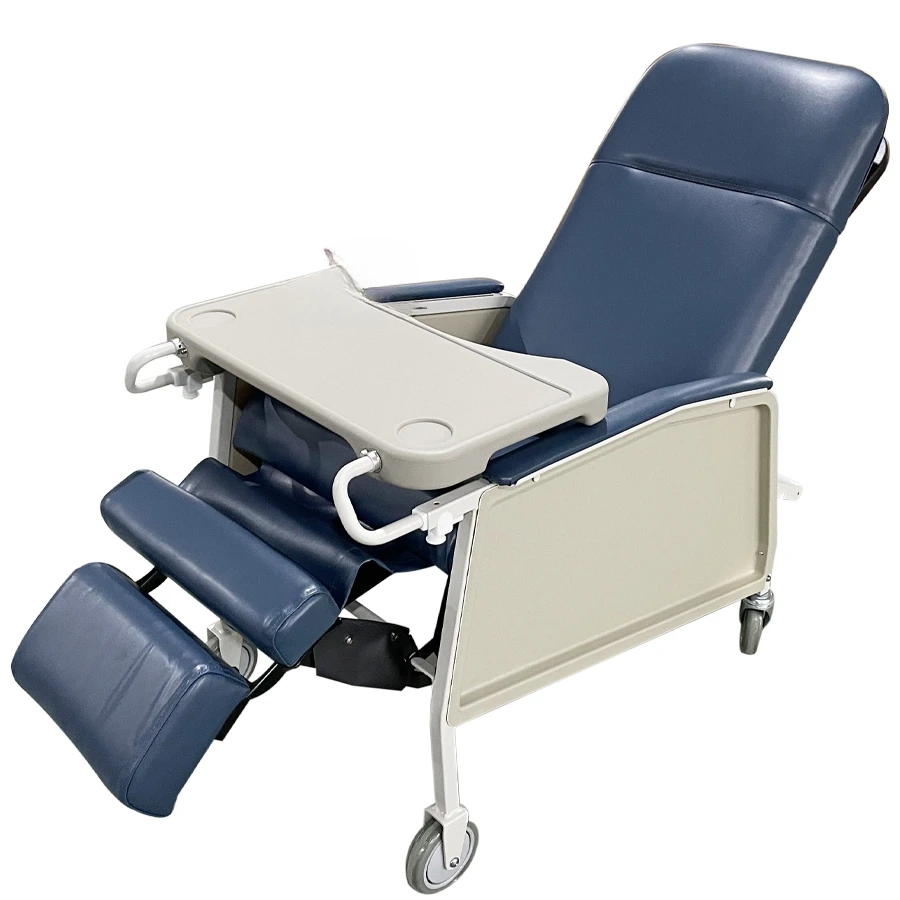 Hospital Adjustable Geriatric Chair Patient Accompany Recliner For Sale