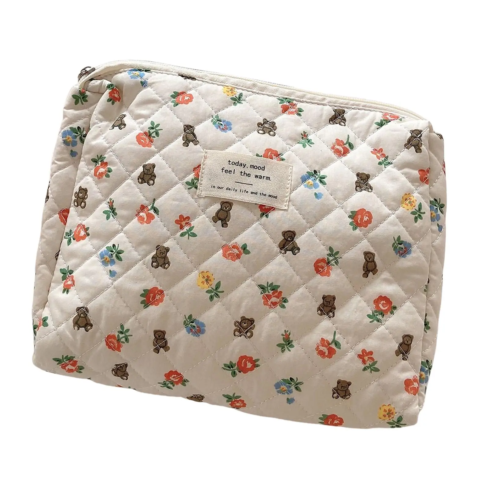 Toiletry Bag Smooth Zipper Organizer Pouch Handbag Purse, Make up Case Cosmetic Bag Makeup Bag, for Women Girls.