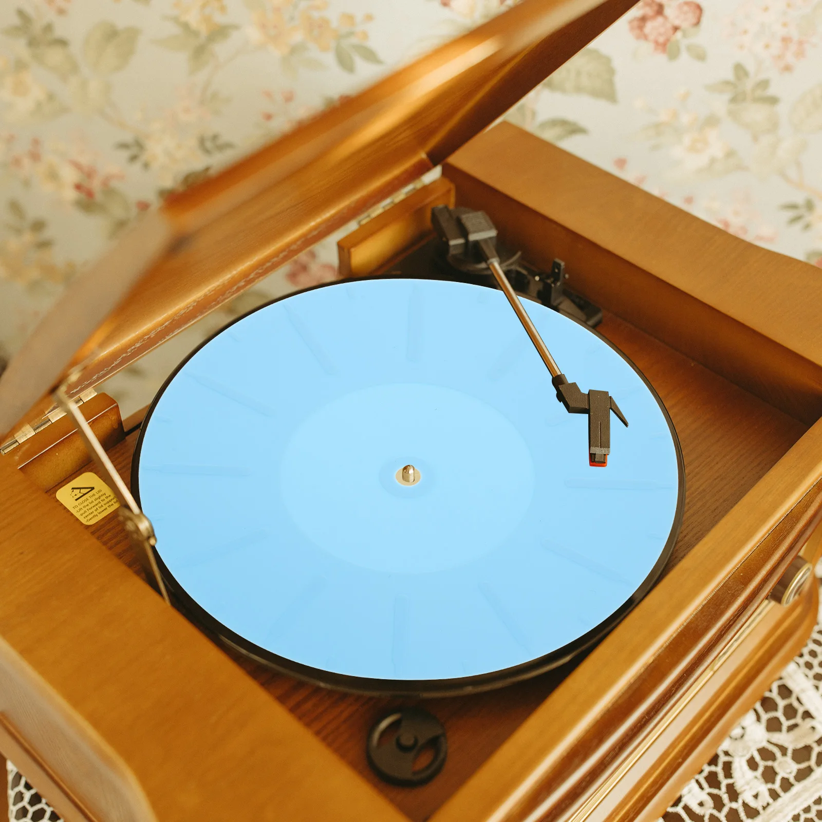 Antistatisch platenblok Vinyltapijt Huishoudelijke slipmat Draaitafel Platter Silicagel Isolatiepads