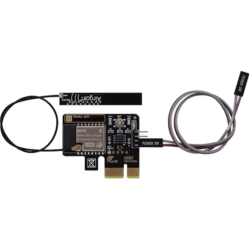 

A58X-APP Wifi PC Power Switch Computer Remote Boot Startup Card Telecommuting PICE For Apple Siri Homepod Remote Control