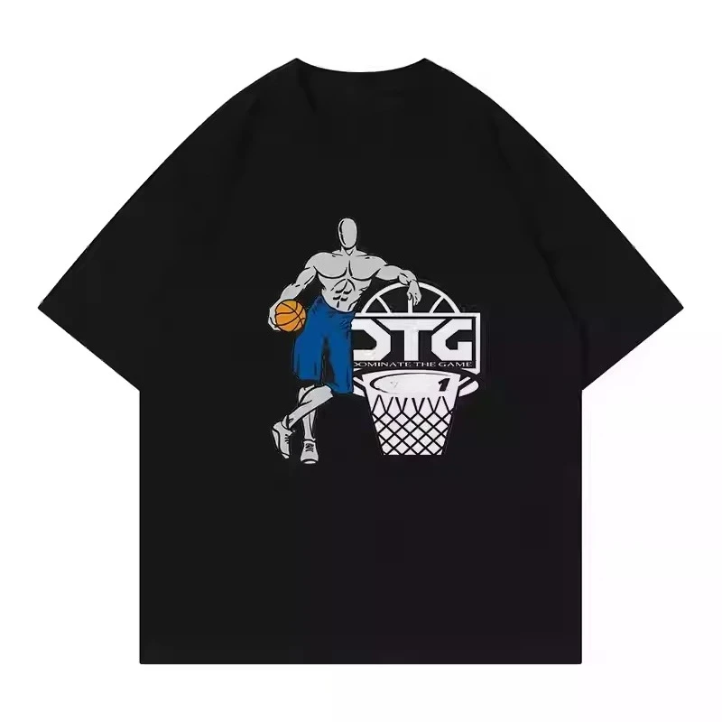 2025 Street Classic Basketball Retro Professor Hotsauce Bone Street Ball American Loose Crew Neck Women Short Sleeve T-shirt