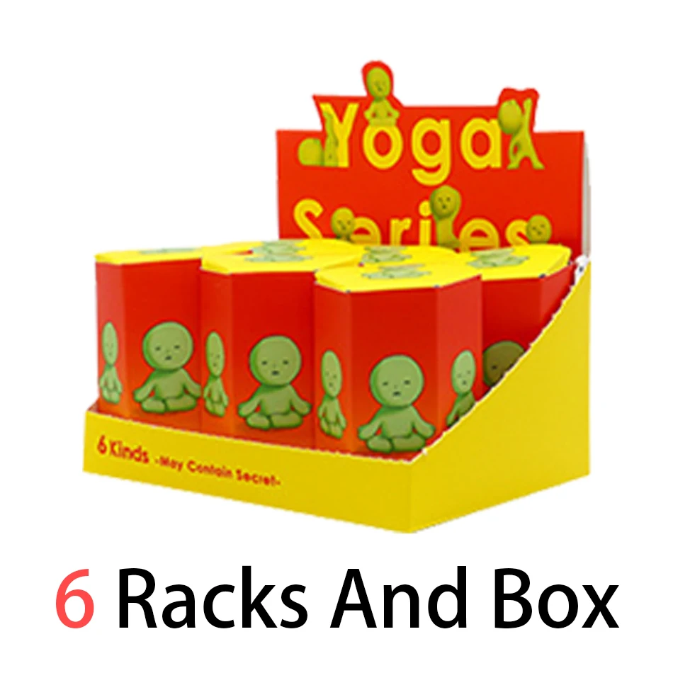 5 Mehrteilige Serien Leuchtende Grüne Puppen Blind Mystery Box Actionfiguren Dekoration Desktop-Modell Spielzeug als Geschenk Überraschung