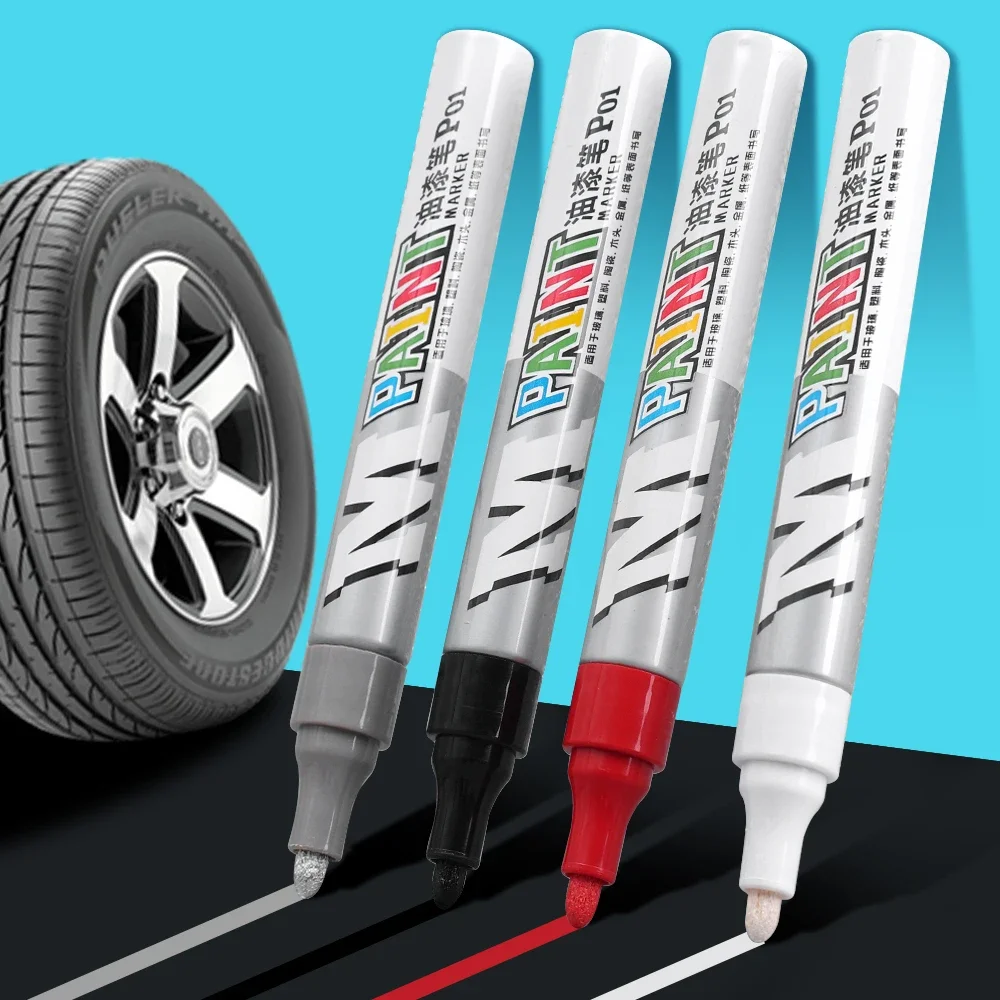 Car Scratch Repair Pen High Gloss Paint Touch Up Pen Filler Remover Vehicle Tyre Paint Marker Clear Car Scratch Fix Care Tool