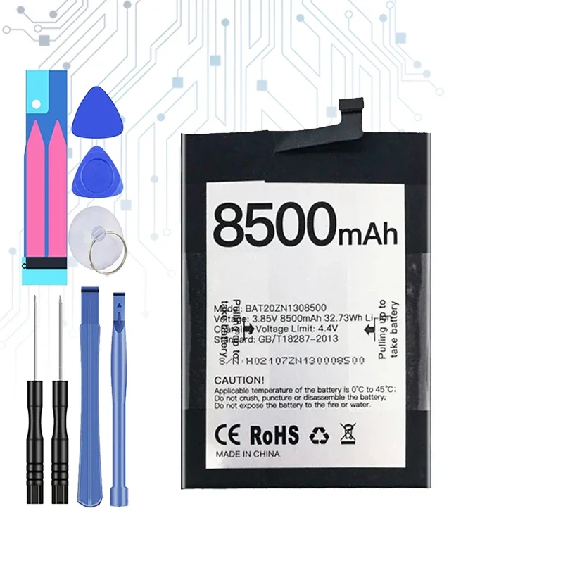 

BAT20ZN1308500 8500mAh Replacement Battery For Doogee S86 Pro