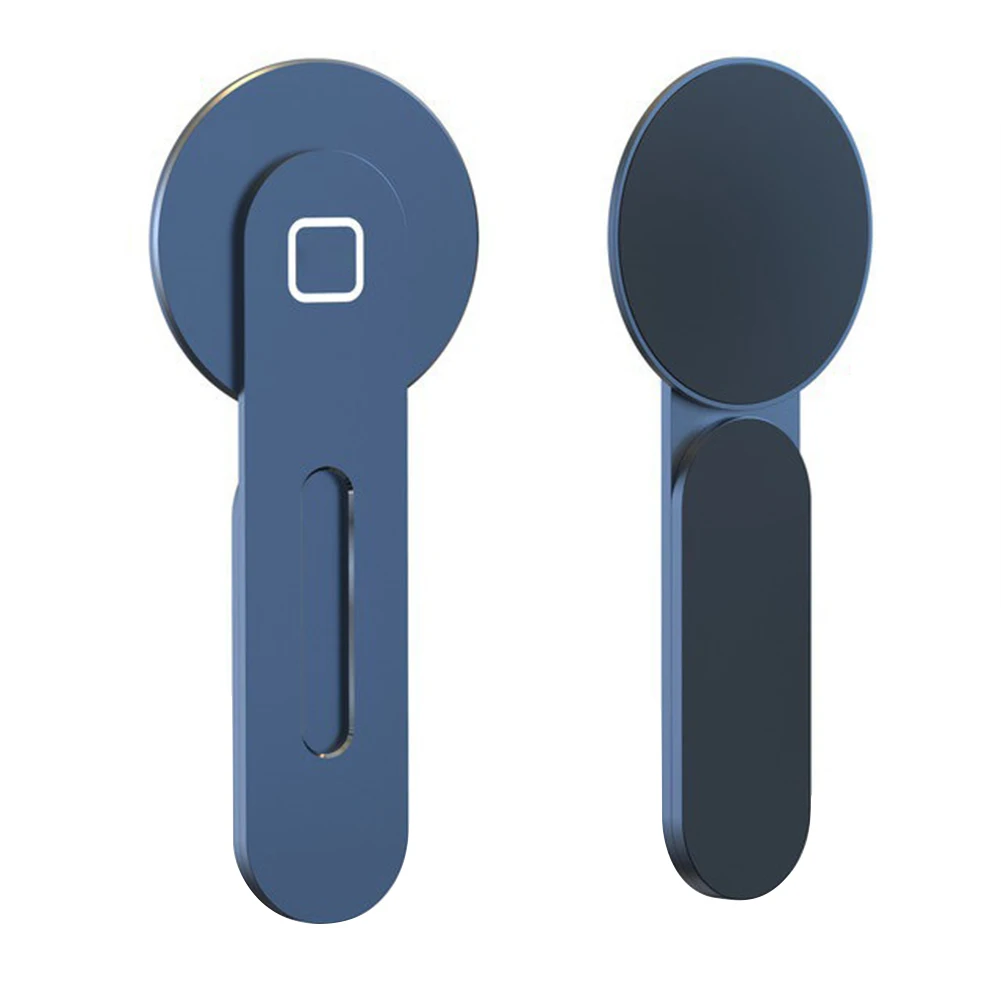 ที่ยึดโทรศัพท์มือถือสำหรับแล็ปท็อป ปรับระดับได้ ใช้กับแล็ปท็อปหรือติดตั้งด้านข้างจอคอมพิวเตอร์ ที่ยึดโทรศัพท์แบบแม่เหล็กสำหรับ iPhone 13/12 Series