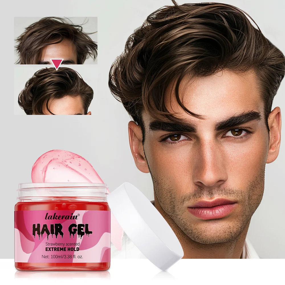 Edge Control Hair Styling Cream For Men Anti Frizz Moisturizing Non Sticky Curl Defining Smoothing Hair Wax For Hairline Edge