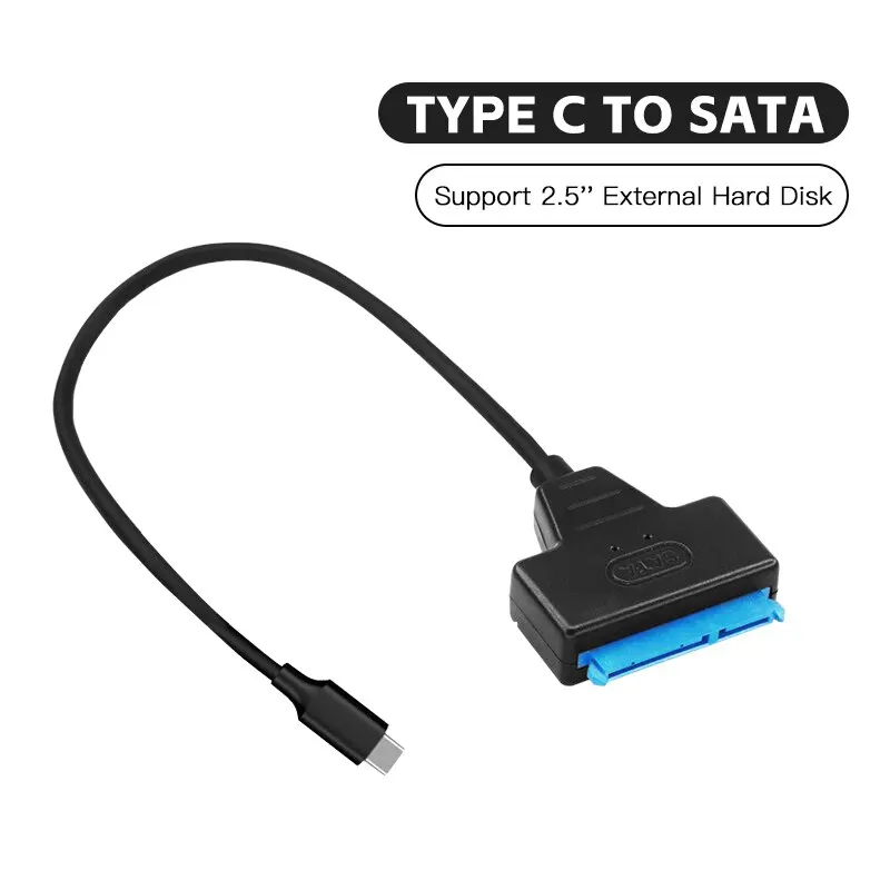 TYPE C to SATA Cable Support 2.5 Inches External HDD SSD Hard Drive Adapter Cable Computer Connector Converter