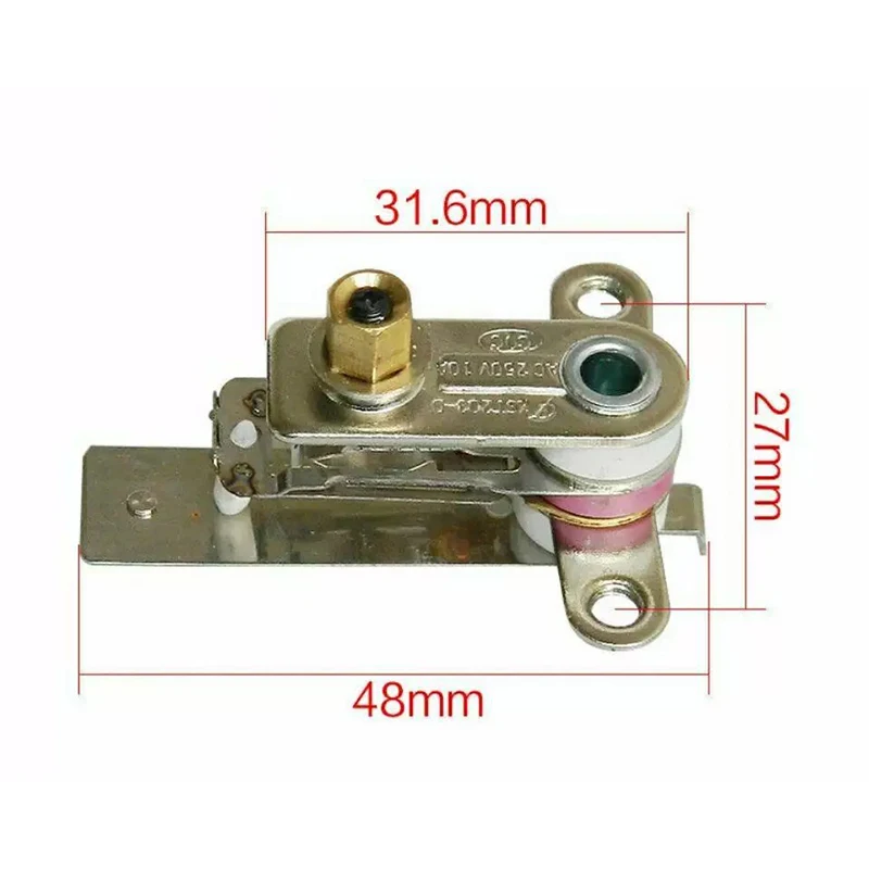 250V10A Silver Contact Temperature Control Protector Universal Electric Pressure Cooker Temperature Controller Pressure Switch