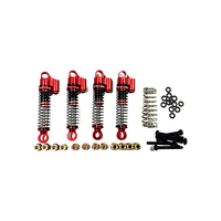 4pcs 43mm Metal Front & Rear Oil Filled Shock Absorber For 1/18 Hobbyplus Rock Van Car RC Car Upgraded Parts