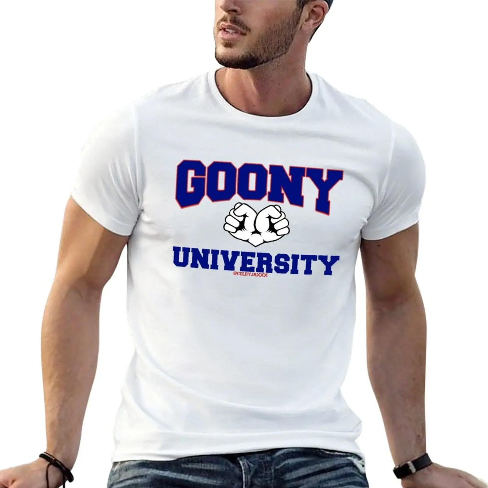 GOONY UNIVERSITY II T-Shirt sweat summer top oversized t shirt men