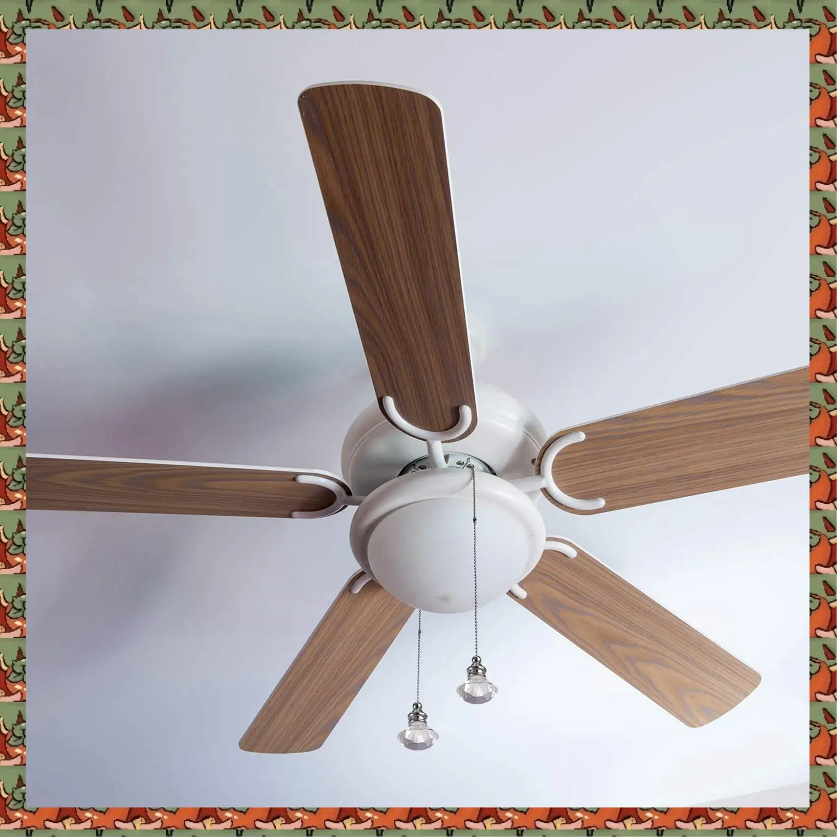 ABLQ 4 Pcs Crystal Pull Chains Ceiling Fan Chain Extension Fan Pull Chain Pendant 50Cm Ceiling Fan Chain Extender Ornament